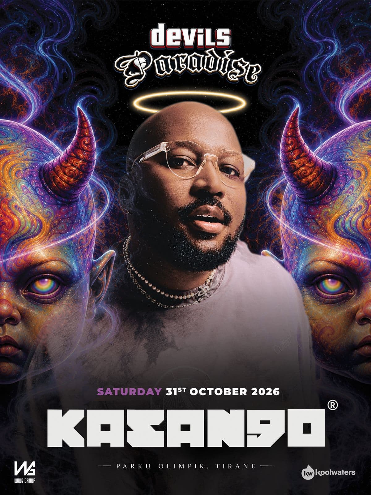 Kasango — Devil’s Paradise, 31 October 2026, Parku Olimpik, Tirana.